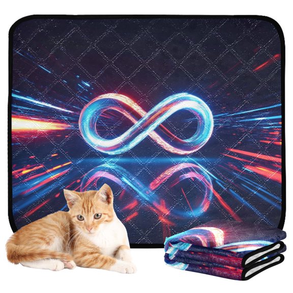 Washable Pet Pee Pads with Super Absorbent Reusable Training Pads for Dogs & Cats The Infinity Symbol