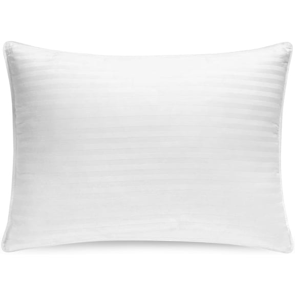 Washable Down and Pillows Size - Soft Pillow Authentic Canadian White Goose Down, 650 Fill Power, Cover for Luxury Experience - Includes Pillow Case.