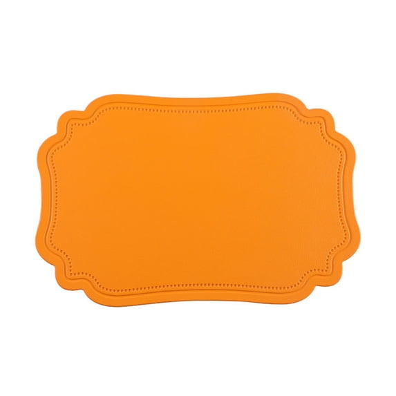 Washable Placemats, Dining Table PVC Placemat Wipeable Heat Resistant Non Slip Waterproof Placemats, Anti Oil Eco-Friendly Decorate Table Mats Patio Placemats-17.7x11.8 Inches