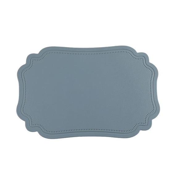 Washable Placemats, Dining Table PVC Placemat Wipeable Heat Resistant Non Slip Waterproof Placemats, Anti Oil Eco-Friendly Decorate Table Mats Patio Placemats-17.7x11.8 Inches