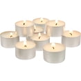 thumbnail image 1 of 50-Piece unscented, Smokeless, Dripless Long-Lasting Mini Tealight Candles, 8-Hour Burn Time, for Dinners, Parties, Home Decoration, Wedding, 1 of 8