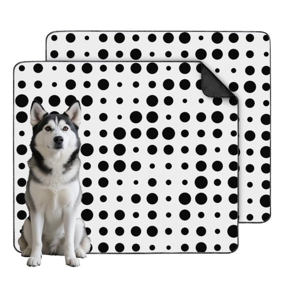 Washable Puppy Pads, Absorbent and Reusable Potty Training Pads with Reliable Protection, 24" x35" (Texture/leopard /Geometry)