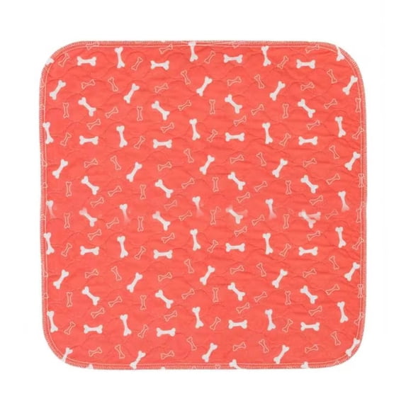 Washable Puppy Pads with Pheromones 30x30 cm Reusable Pee Pad Leak Proof Non Slip Dog Training Pad Odor Control Durable Pet Mat for Indoor Dogs Puppies Travel Use Red
