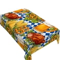 thumbnail image 1 of Washable Rectangular Oktoberfest Beer Pattern Tablecloth 140x140cm, Decor Fabric For Patio Kitchen Garden Party, 1 of 4