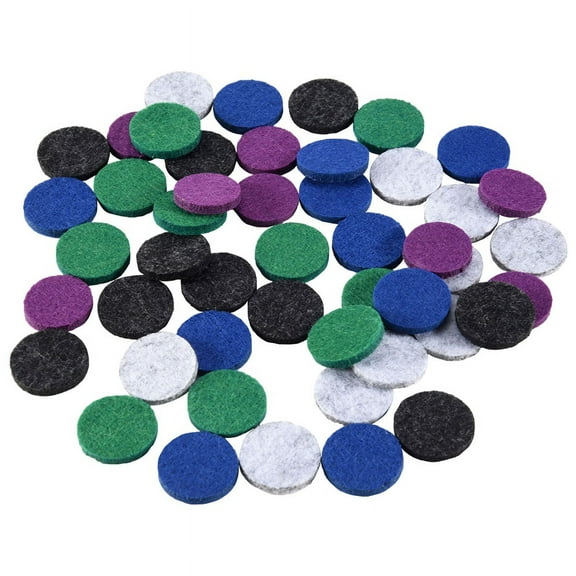Washable Refill Pads Felt Diameter 22mm for Car Essential oil diffuser locket [48 Pcs]