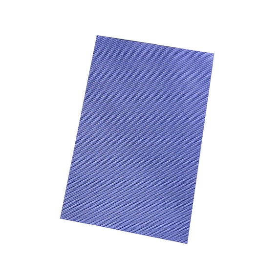 Washable Refrigerator Liner Mat Non-Slip Shelf Drawer Cabinet Protector Pad for Kitchen Fridge Freezers 17.7 x 11.6 inch Single