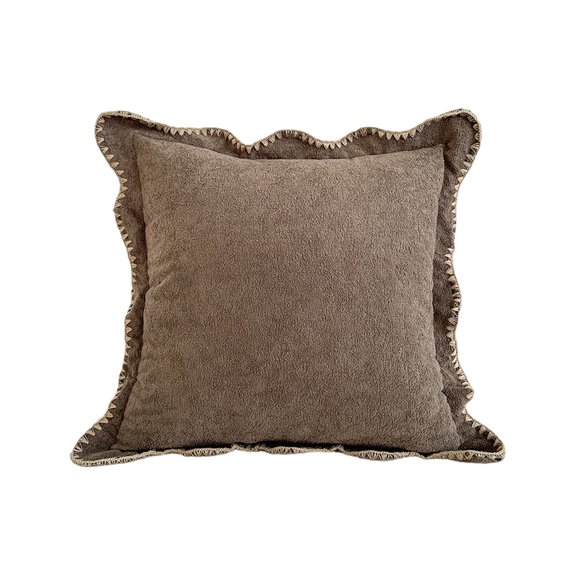 Washable Removable Cloud Plush Pillow Cover Soft Cushion Cover for Sofa Chair Bed Decoration