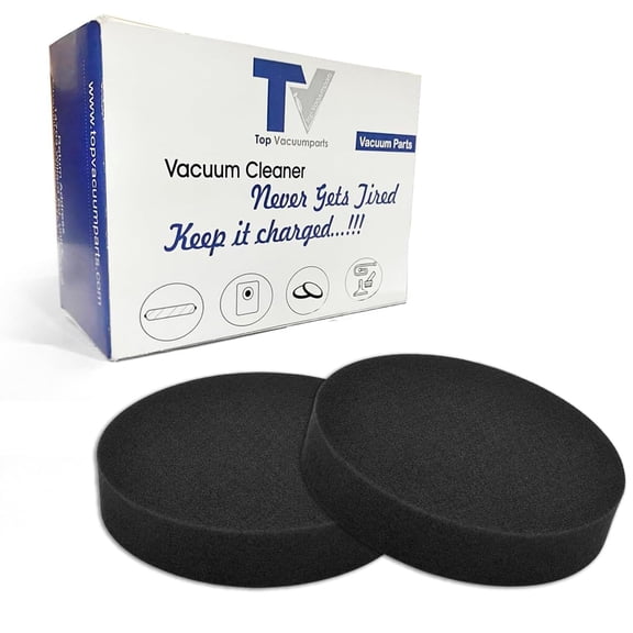 Washable Replacement Foam Filters for Dirt Devil F96 SD40120 Vacuum, High Efficiency 2 Foam Filters