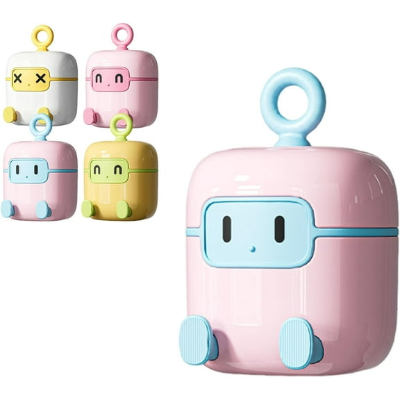 Washable Reusable Lint Roller Ball - Mini Portable Pet Hair Remover, Travel-Size Sticky Cleaner for Clothing, Home Essentials(LR Pink B 1 PCS)