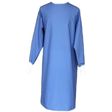 Impervious Poly Coated White Isolation Gown 50/cs - Dixie EMS