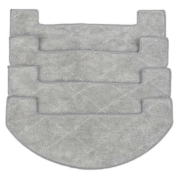 Washable Reusable Microfiber Mop Cloth Kit For MOVA S800/E20/E20 Pro For Trouver E20/E20 Pro Robot Vacuum Cleaner, Easy Install For Hygienic Floors(4 PACK)