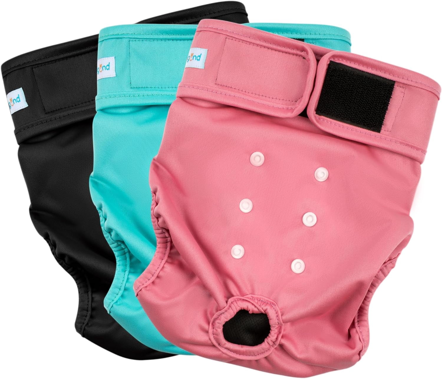 Washable Reusable Premium Female Dog Diapers, Medium Large Small Dog Doggie Puppy & Doggy Diapers Female,Period Panties in Heat