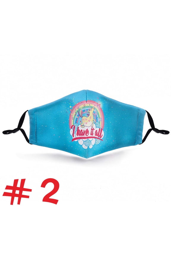 Washable Reusable with pm 2.5 Filter Pocket Mask Design No 2