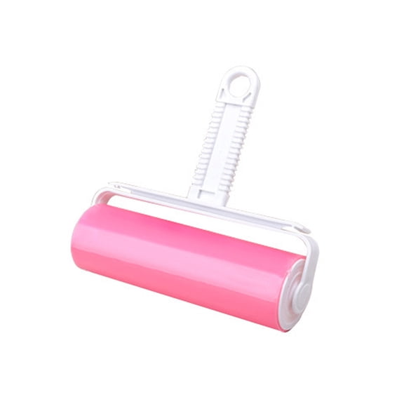 Washable Roller Cleaner - Efficient Lint Shaver for Clothes and Car Seats for Pet Hair with Cover for Pet Hair Clothes Roller Dusting Brush Sofa Fluff Cleaner Cleaning Tools(Pink)