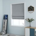 thumbnail image 1 of Belmar Cordless Room Darkening Jacquard Textured Woven Polyester Roman Shades, 1 of 6