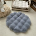 thumbnail image 1 of Washable Round Pet Mat 30x30cm, Plush Rabbit Cushion, Warm Soft Bed for Dogs and Cats, Comfortable Pet Supplies, Durable Non-Slip Design, Easy to Clean, Perfect for Home Use and Travel, 1 of 6
