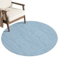 Round Rug Designs Washable Round Rugs 7ft Dusty Blue Circle Rug Non-Slip Soft Non ...