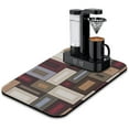 thumbnail image 1 of Washable Rubber Abstract Contemporary Dish Drying Mats for Kitchen Counter Home Large Coffee Bar Pad Accessories and Decor for Utensils Stemware 23.5''x15.5'', 1 of 6