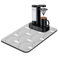 thumbnail image 1 of Washable Rubber Boho Abstract Art Vintage Dish Drying Mats for Kitchen Counter Home Large Coffee Bar Pad Accessories and Decor for Utensils Stemware 23.5''x15.5'', 1 of 7