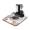 thumbnail image 1 of Washable Rubber Boho Floral Retro Dish Drying Mats for Kitchen Counter Home Large Coffee Bar Pad Accessories and Decor for Utensils Stemware 16''x18'', 1 of 5