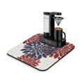 thumbnail image 1 of Washable Rubber Boho Floral Retro Dish Drying Mats for Kitchen Counter Home Large Coffee Bar Pad Accessories and Decor for Utensils Stemware 16''x18'', 1 of 7