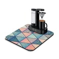 thumbnail image 1 of Washable Rubber Boho Floral Retro Dish Drying Mats for Kitchen Counter Home Large Coffee Bar Pad Accessories and Decor for Utensils Stemware 16''x18'', 1 of 7