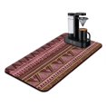 thumbnail image 1 of Washable Rubber Boho Style Vintage Floral Dish Drying Mats for Kitchen Counter Home Large Coffee Bar Pad Accessories and Decor for Utensils Stemware 17''x31.5'', 1 of 4