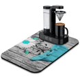 thumbnail image 1 of Washable Rubber Daisy Cute Floral Dish Drying Mats for Kitchen Counter Home Large Coffee Bar Pad Accessories and Decor for Utensils Stemware 19.5''x12'', 1 of 7