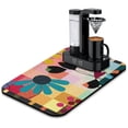 thumbnail image 1 of Washable Rubber Daisy Cute Floral Dish Drying Mats for Kitchen Counter Home Large Coffee Bar Pad Accessories and Decor for Utensils Stemware 19.5''x12'', 1 of 7