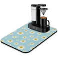 thumbnail image 1 of Washable Rubber Daisy Cute Floral Dish Drying Mats for Kitchen Counter Home Large Coffee Bar Pad Accessories and Decor for Utensils Stemware 19.5''x12'', 1 of 7
