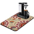 thumbnail image 1 of Washable Rubber Dish Drying Mats for Kitchen Counter Home Large Coffee Bar Pad Accessories and Decor for Utensils Stemware 23.5''''x15.5'''', 1 of 6