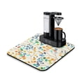 thumbnail image 1 of Washable Rubber Multicolored Floral Dish Drying Mats for Kitchen Counter Home Large Coffee Bar Pad Accessories and Decor for Utensils Stemware 16''x18'', 1 of 4