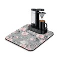 thumbnail image 1 of Washable Rubber Multicolored Floral Dish Drying Mats for Kitchen Counter Home Large Coffee Bar Pad Accessories and Decor for Utensils Stemware 16''x18'', 1 of 7