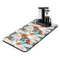 thumbnail image 1 of Washable Rubber Multicolored Floral Dish Drying Mats for Kitchen Counter Home Large Coffee Bar Pad Accessories and Decor for Utensils Stemware 17''x31.5'', 1 of 4