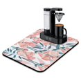 thumbnail image 1 of Washable Rubber Multicolored Floral Dish Drying Mats for Kitchen Counter Home Large Coffee Bar Pad Accessories and Decor for Utensils Stemware 18''x24'', 1 of 7