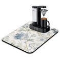 thumbnail image 1 of Washable Rubber Multicolored Flower Leaves Dish Drying Mats for Kitchen Counter Home Large Coffee Bar Pad Accessories and Decor for Utensils Stemware 18''x24'', 1 of 7