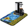 thumbnail image 1 of Washable Rubber Sunflower Cute Floral Dish Drying Mats for Kitchen Counter Home Large Coffee Bar Pad Accessories and Decor for Utensils Stemware 19.5''x12'', 1 of 7