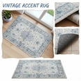 thumbnail image 1 of Washable Rug, 35.4x23.6 Inch Small Boho Rug,Ultra Soft Rugs for Entryway, Non-Slip Entry Rugs Oriental Low-Pile Indoor Mat Floor Carpet for Entrance Bedroom Kitchen Bathroom Foyer Decor, 1 of 8