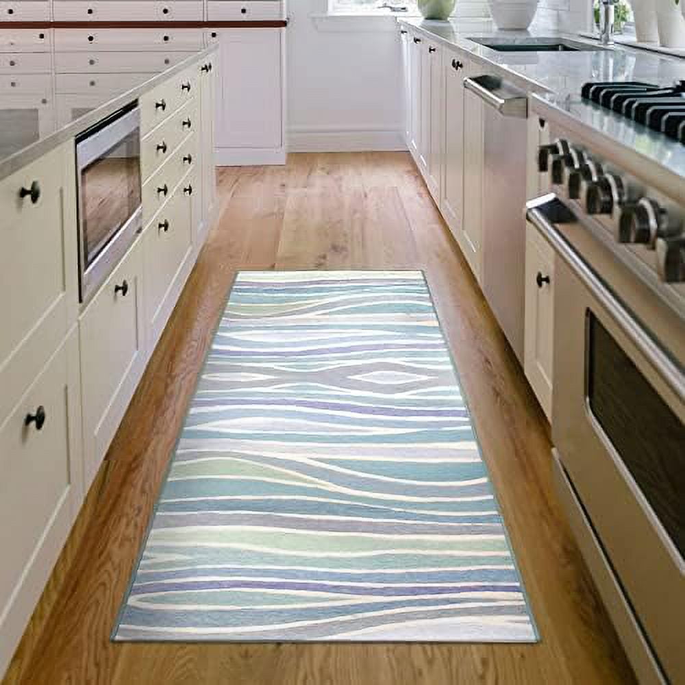 Washable Rug NonSlip, Stain Resistant, Waterproof, Foldable 1