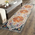 thumbnail image 1 of Washable Rug, Rug Runners for Hallways, Non Slip Vintage Kitchen Runner Rug Ultra-Thin Bathroom Runner Rugs Carpet Laundry Room Bedroom (2x8ft,02), 1 of 7