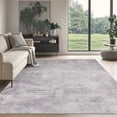 thumbnail image 1 of Washable Rugs 8x10 Area Rugs for Living Room,Modern Abstract Rugs for Bedroom,Large Carpets,Ultra Soft Faux Wool Retro Dining Room Rug,Non Slip&Non-Shedding Low Pile Print Rug- Grey, 1 of 9