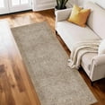 thumbnail image 1 of Kitchen Runner Rug 2x6 ft Washable Non Slip Soft Low Profile Farmhouse Vintage Rug for Entryway, Hallway, Laundry Room, Bedroom, Brown, 1 of 6