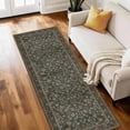 thumbnail image 1 of Washable Runner Rug 2x6 ft Non Slip Backing Farmhouse Vintage Soft Kitchen Rug Low Profile Floor Carpet for Kitchen Hallway Laundry Room Bedroom, 1 of 6