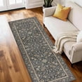 thumbnail image 1 of Washable Runner Rug 2x6 ft Non Slip Backing Farmhouse Vintage Soft Kitchen Rug Low Profile Floor Carpet for Kitchen Hallway Laundry Room Bedroom, 1 of 6