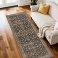 thumbnail image 1 of Washable Runner Rug 2x6 ft Non Slip Backing Farmhouse Vintage Soft Kitchen Rug Low Profile Floor Carpet for Kitchen Hallway Laundry Room Bedroom, 1 of 6
