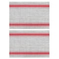 thumbnail image 1 of Washable Set Of 2 Heat Insulation Placemat, Table Pad, For Dining Kitchen Red, 1 of 8
