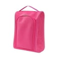 thumbnail image 1 of Washable Shoe Storage Bag 12.99x9.45in Reusable Travel Organizer - Polyester Zippered Dustproof Shoe Bags for Men Women (Pink)​, 1 of 6