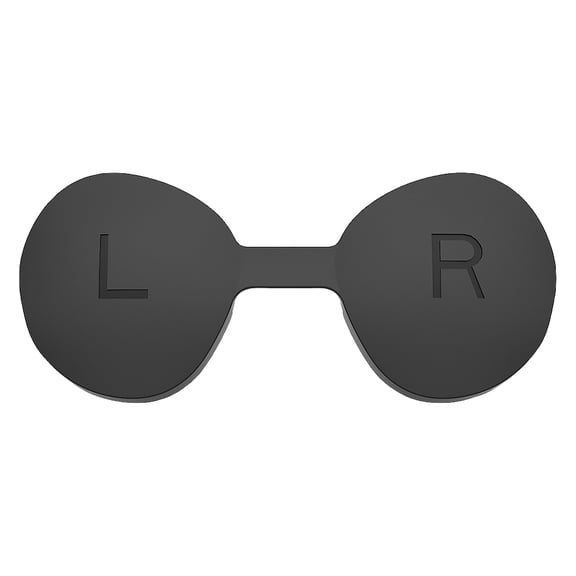 Washable Silicone Anti-Scratch Lens Cover for Meta Quest 3S, Dustproof VR Lens Protective Sleeve(Black)