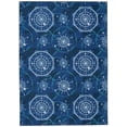 thumbnail image 1 of Washable Simon Blue Rug 3 x 5 Stain Resistant Non-Slip Family Friendly, 1 of 8