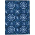 thumbnail image 1 of Washable Simon Blue Rug 5x7 Lightweight Durable Pet Friendly Stain Resistant, 1 of 18